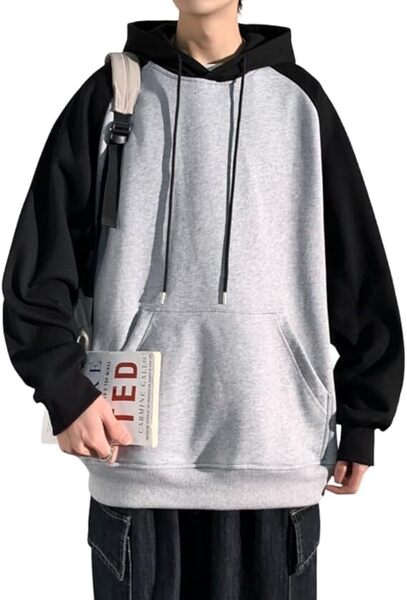 パーカー メンズ 長袖 トレーナー 春服 秋服 プルオーバー L