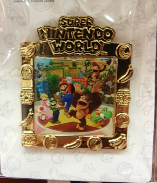 USJ SUPER NINTENDO WORLD マリオ スーパー ニンテンドー ワールド ドンキーコング カントリー ピンバッジ