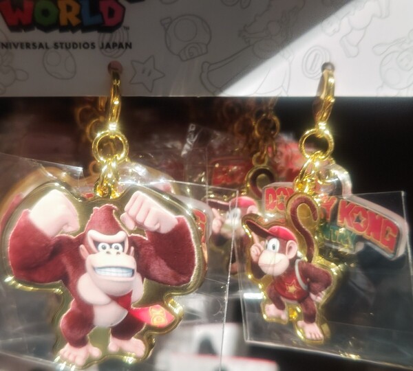 USJ SUPER NINTENDO WORLD マリオ スーパー ニンテンドー ワールド ドンキーコング カントリー チャームセット