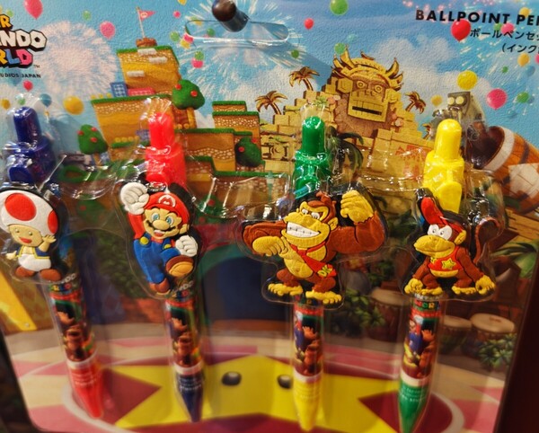 USJ SUPER NINTENDO WORLD マリオ スーパー ニンテンドー ワールド ドンキーコング カントリー ボールペンセット