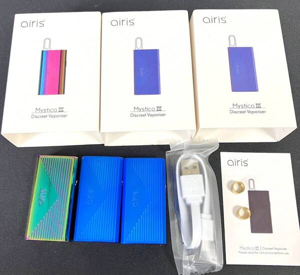 3個セット Airistech MysticaⅢ ミスティカ Ⅲ ヴェポライザー アイリステック エアリステック 510スレッド 電子タバコ Vape ベイプ