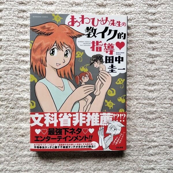 【初版帯付】あわひめ先生の教イク的指導 全1巻 田中圭一 ぶんか社