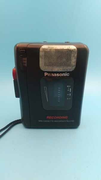 K1503 Panasonic RQ-L100 カセットプレーヤー/ 簡易確認&簡易清掃&再生&音出しOK 現状品 送料無料