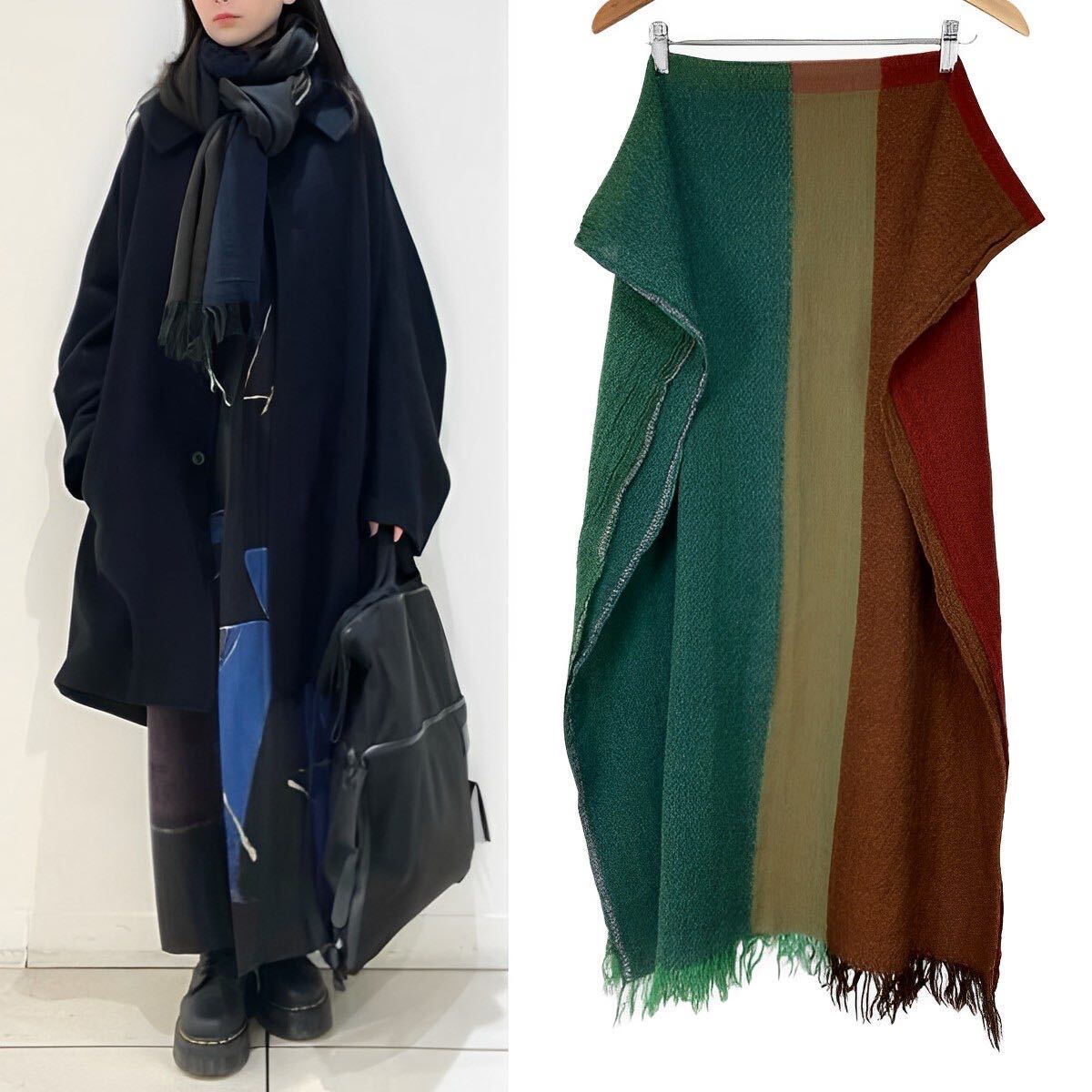 YOHJI YAMAMOTO プリントストールベスト | HUES 福岡セレクト