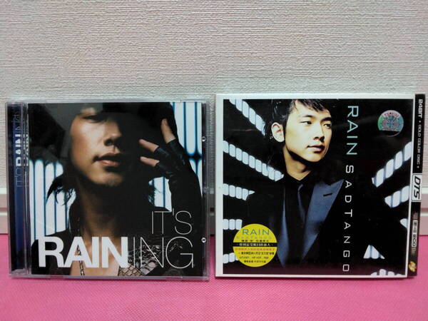 K-POP♪ RAIN(ピ)3集「IT'S RAINING」韓国盤CD 廃盤!ディスク良好!(オマケ付)