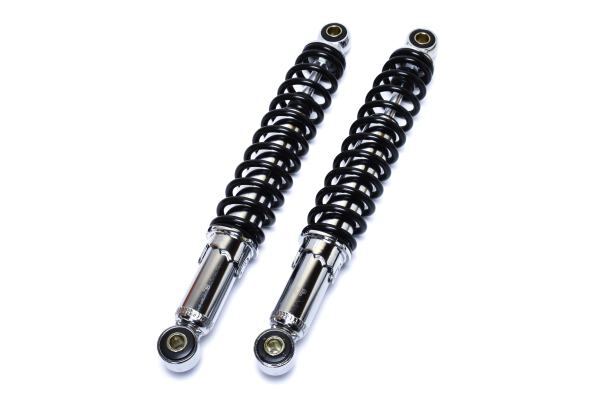 クリッピングポイント製 ツーリングリアショック330mm2本セット(シルバー/5段階イニシャル) 適合:FIスーパーカブ50(AA01)