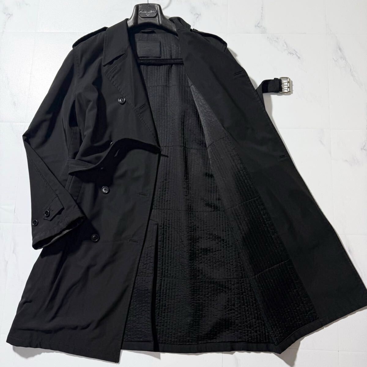 中古・古着通販】PRADA (プラダ) ロングコート ネイビー サイズ