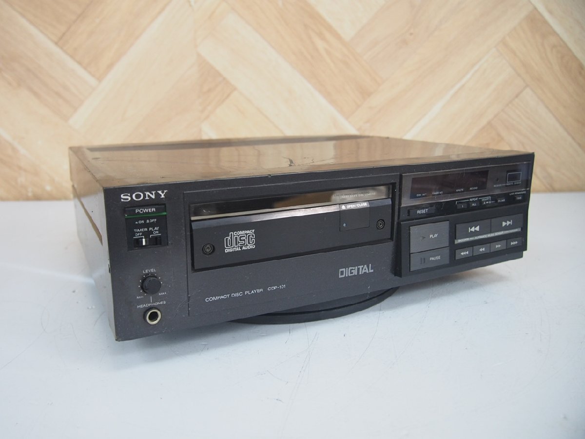 Yahoo!オークション - SONY ソニー CDプレーヤー CDP-101 ジャンク
