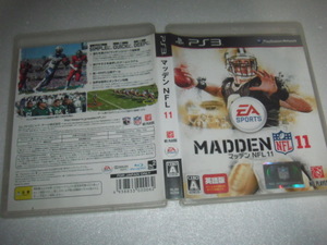 中古 PS3 マッデンNFL 11 (英語版) 動作保証 同梱可