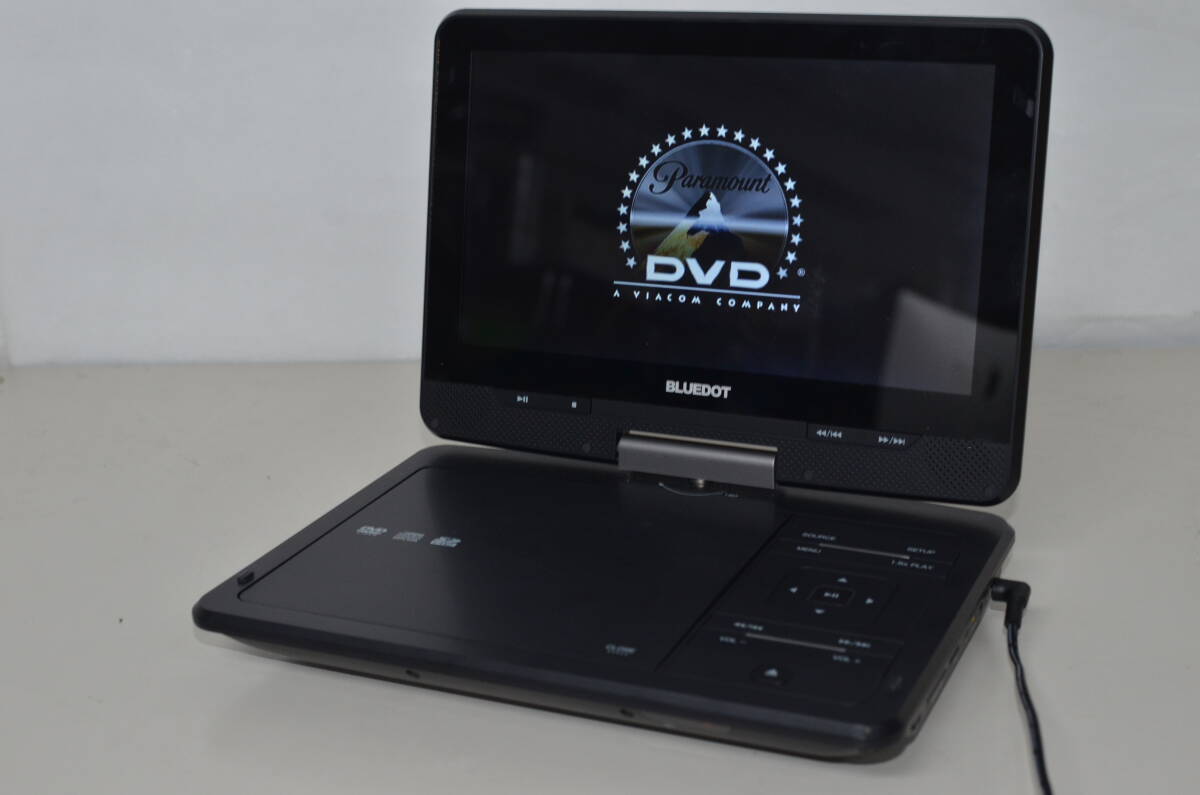 Amazon | BLUEDOT 【BLUEDOTポータブルDVDプレーヤー】 10インチ