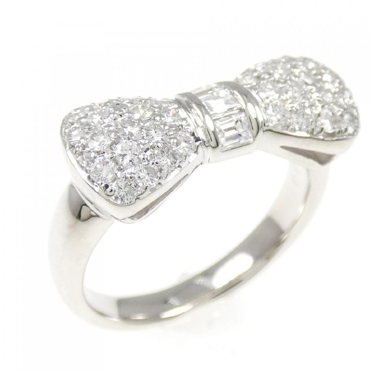 PT リボン ダイヤモンド リング 0.60CT