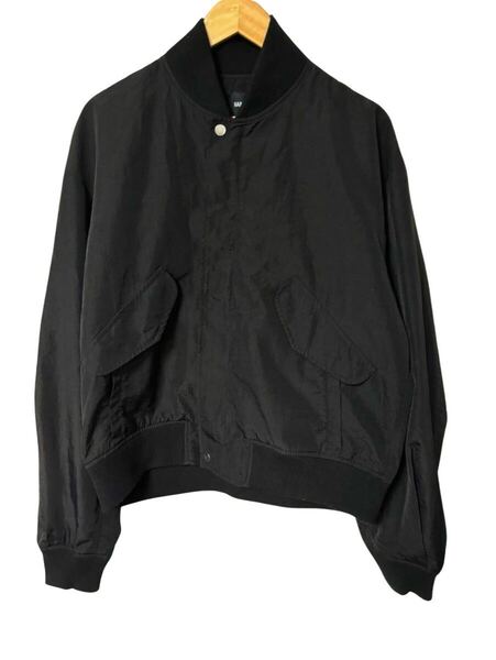 HARE ナイロン ショート丈ルーズシルエット 裏地付きジャケット Nylon Short-Length Loose Silhouette Jacket with Lining