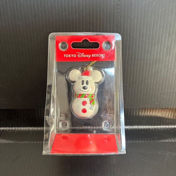 ★新品★箱無価格 ディズニーリゾート ミッキー 雪だるま クリスマスオーナメント