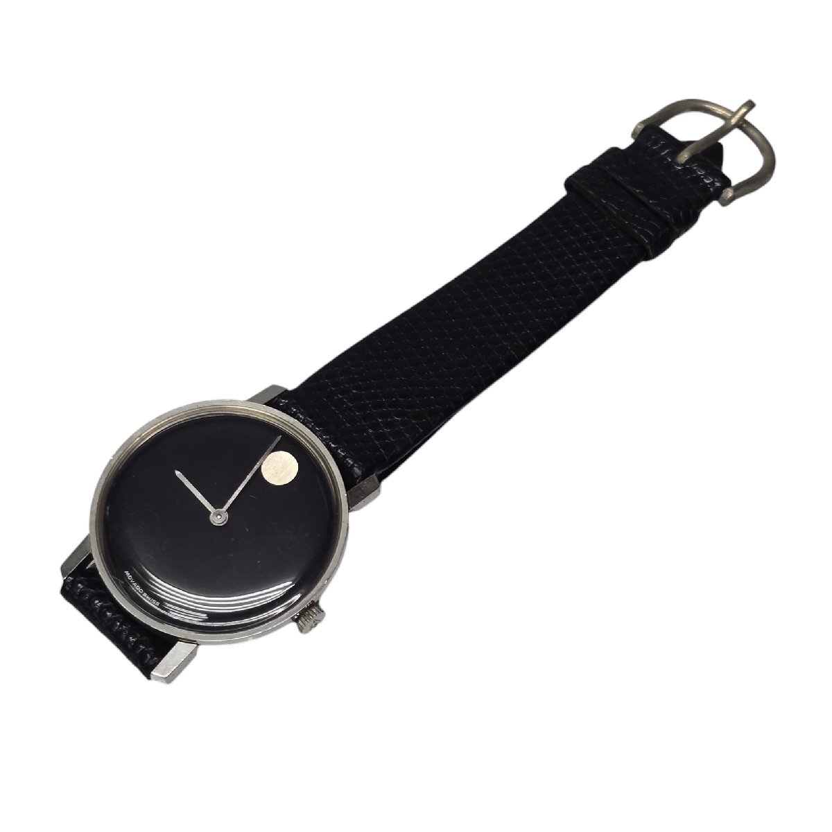 MOVADO Women MUSEUM Gold & Black Watch 87-E4-0823 Classic | eBay