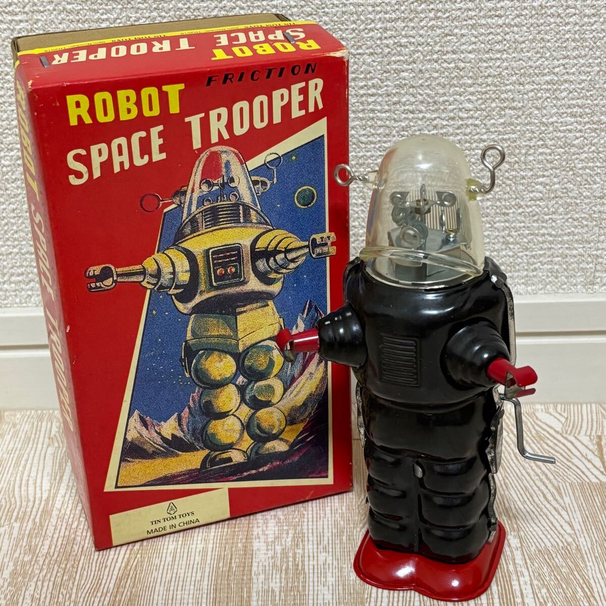 Yahoo!オークション -「space trooper」(ブリキ) (ビンテージ)の Yahoo!オークション -「space trooper」(ブリキ) (ビンテージ)の