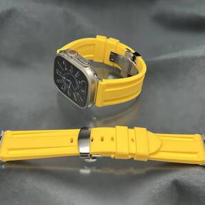 イエロー シリーズ10 ウルトラ 動画 アップルウォッチ ソリッド ラバー ベルト 46mm 49mm 41mm 45mm 40mm 44mm 38mm 42mm APPLEWATCH