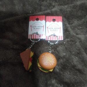 セリア ハンバーガーとサンドイッチのキーホルダー