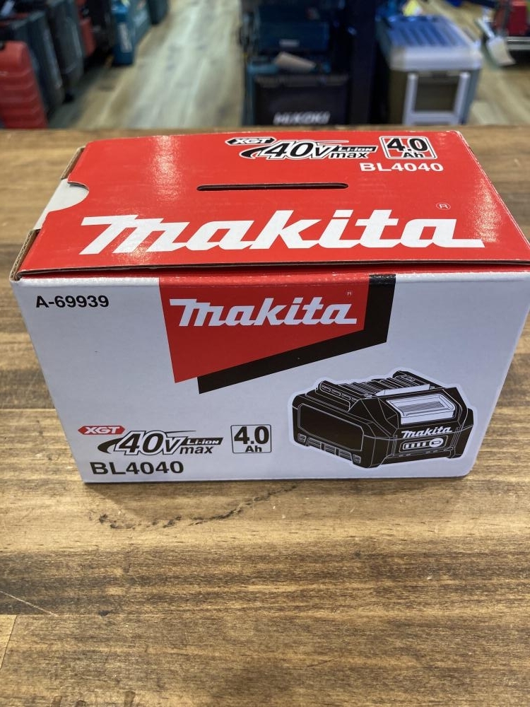 008●未使用品・即決価格●マキタ 40Vmaxバッテリー BL4040