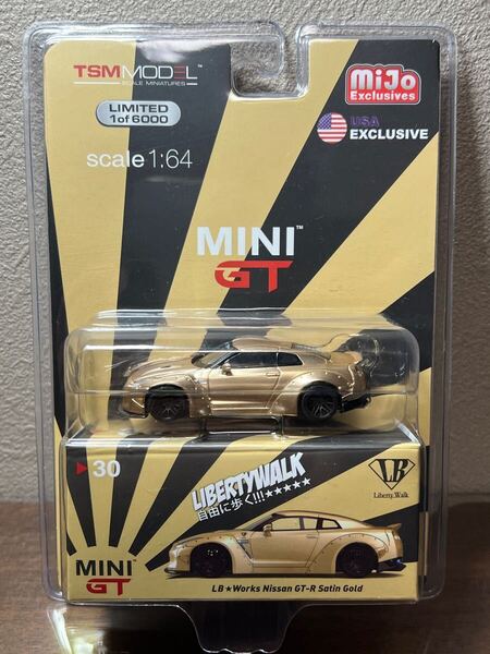 1/64 MINIGT LBWK リバティーウォーク 日産GT-R No.30 ミニカー