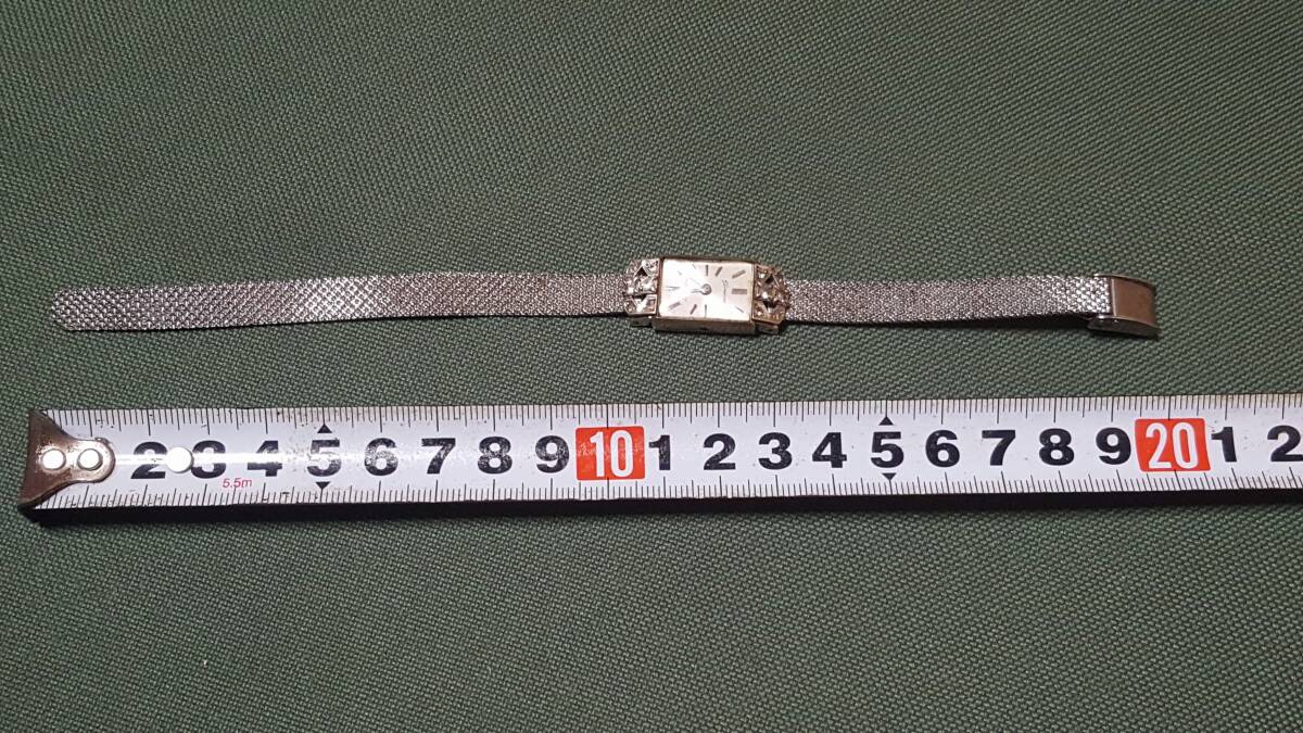 シチズン CITIZEN grace 21g K18 レディース 手巻腕時計 稼働品
