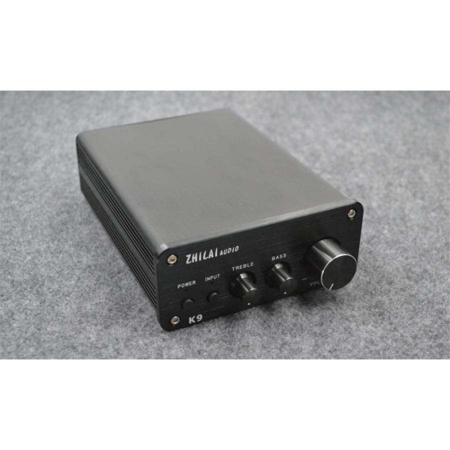 ZHILAI K9 ハイパワー デジタルアンプ オーディオ入力*2 トレブルベース 160W*2-GFJ207-H