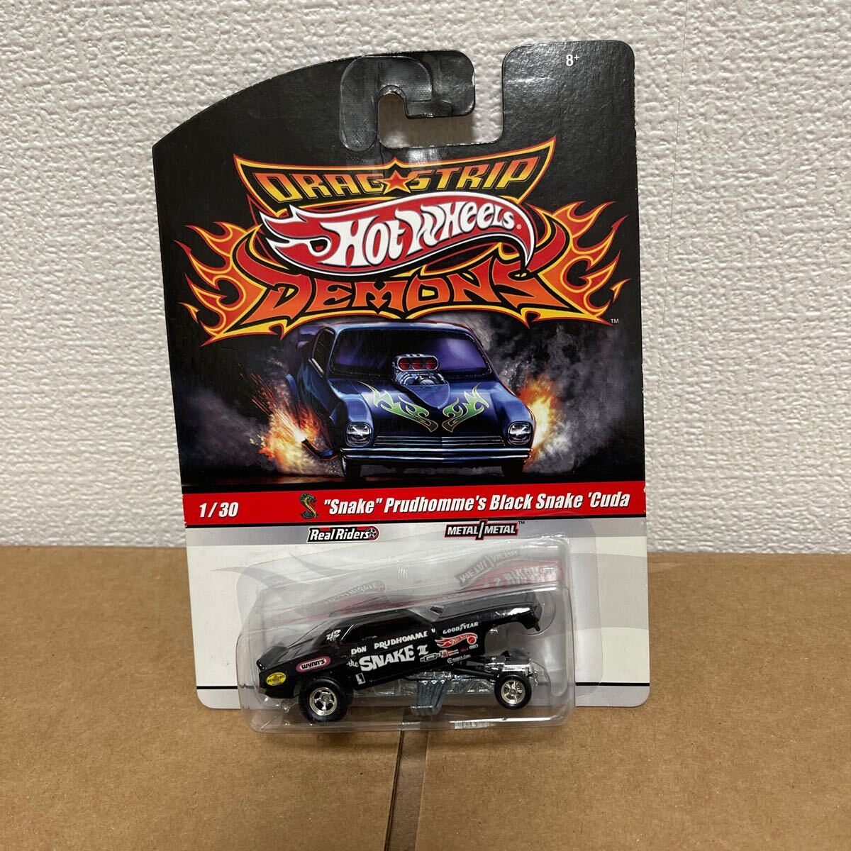 DON PRUDHOMME SNAKE FUNNY CAR 1/64 HOT WHEELS VINTAGE