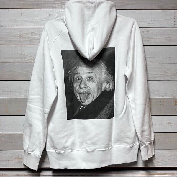 SIZE 3 SACAI WHITE HOODIE ALBERT EINSTEIN サカイ ホワイト フーディー パーカー アルベルト アインシュタイン