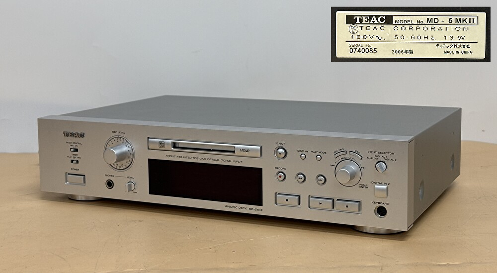 Yahoo!オークション -「teac md5」(MDデッキ) (オーディオ機器 Yahoo!オークション -「teac md5」(MDデッキ) (オーディオ機器