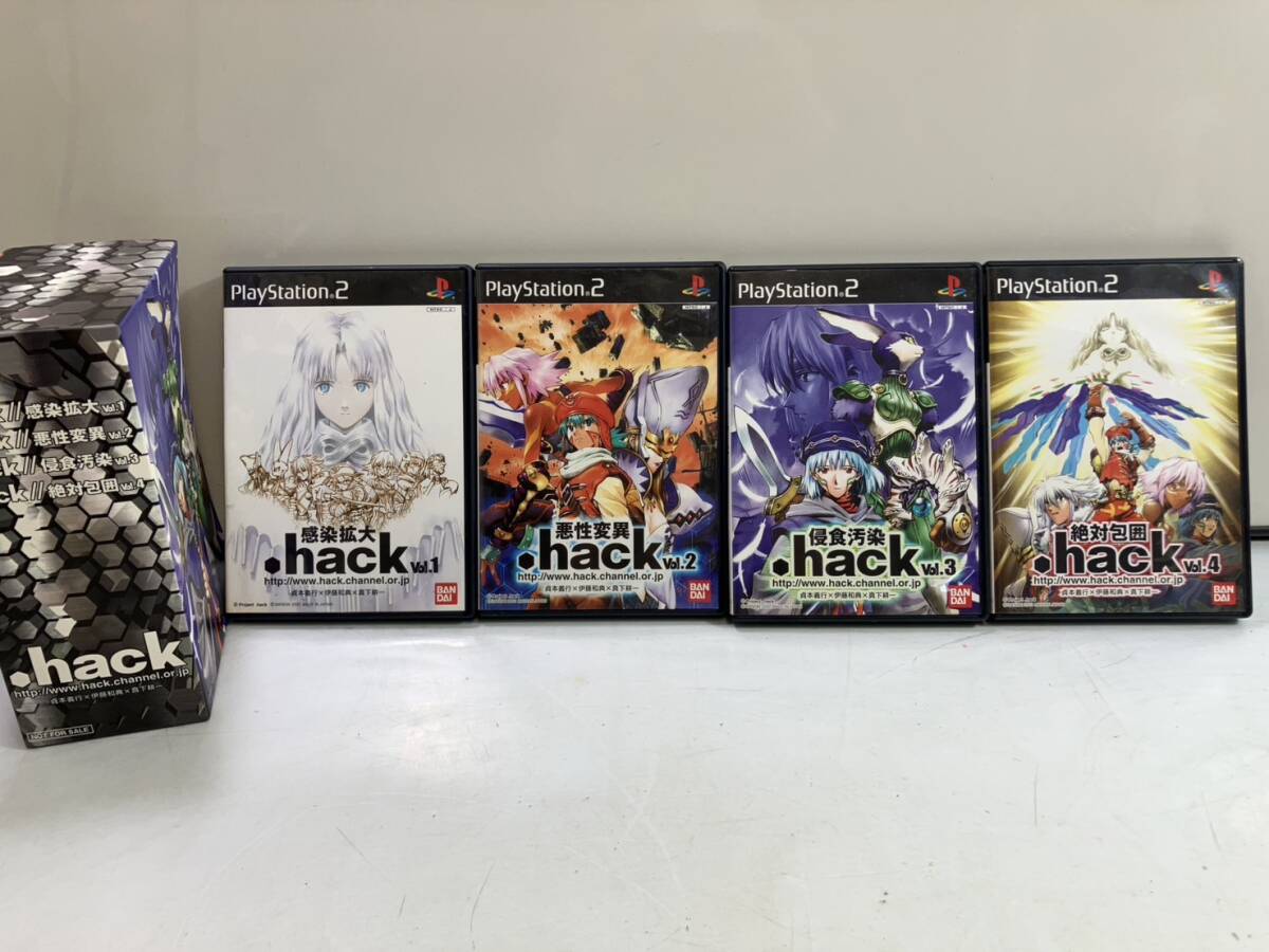 hack Vol.3 & Vol.4 Japan Sony Playstation 2 PS2 game .Hack