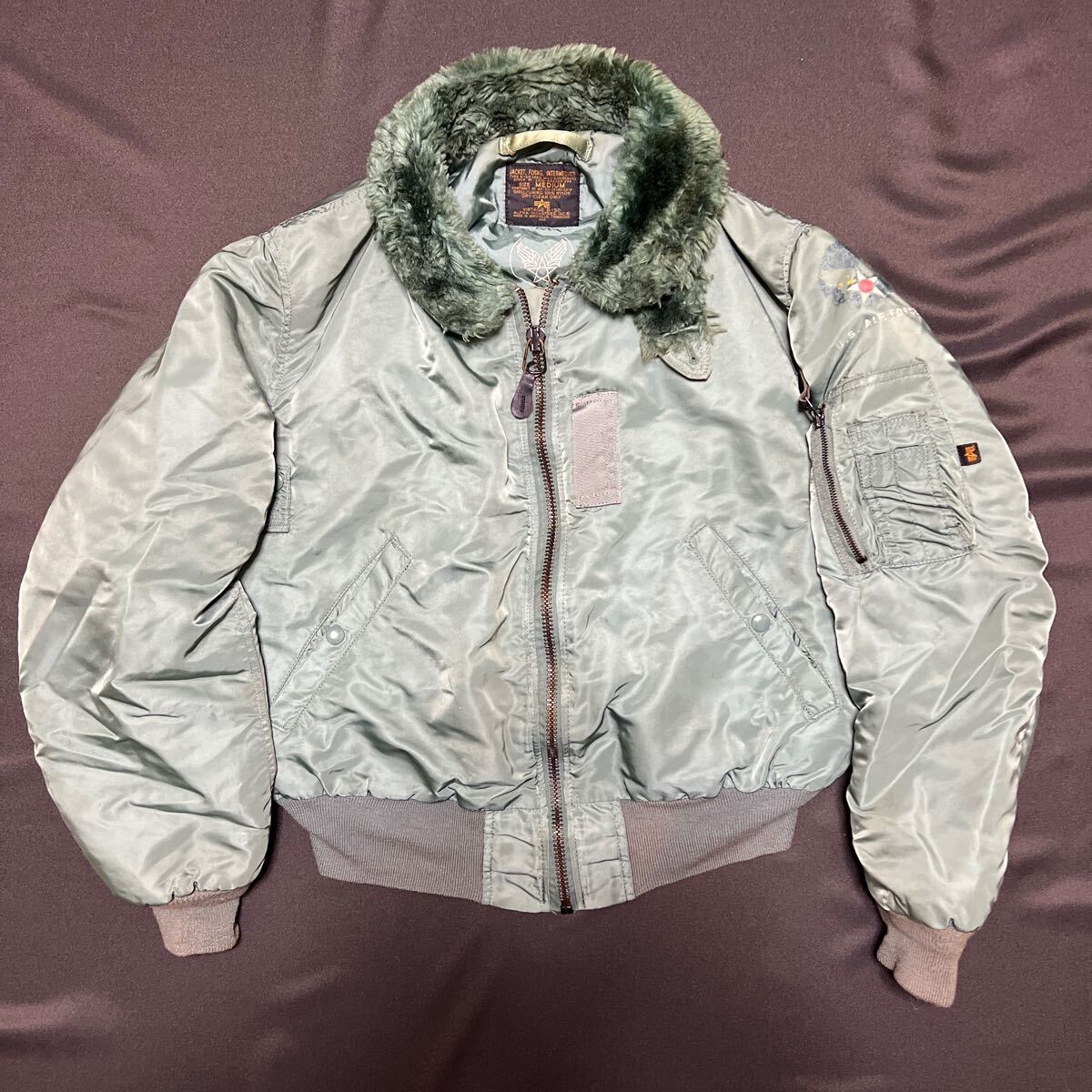 Yahoo!オークション -「b-15 フライトジャケット ビンテージ」の Yahoo!オークション -「b-15 フライトジャケット ビンテージ」の
