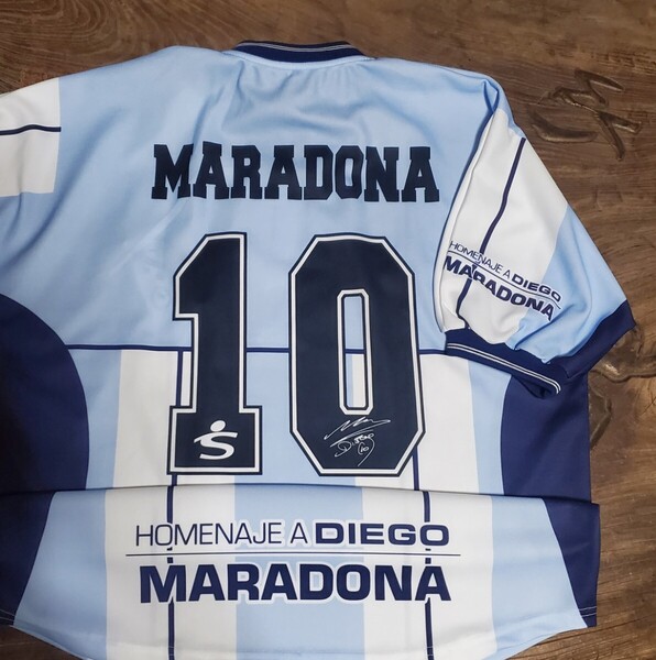 値下交渉 2001年 マラドーナ Testimonial Match FILA OPEN SPORTS official Jesey 検/DIEGO MARADONA ARGENTINA アルゼンチン代表 引退試合
