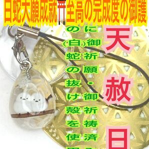 雪の妖精 白い鳥 シマエナガ 白蛇の抜け殻 メモリーオイル チャーム ストラップ 良縁 子宝 恋愛成就 白蛇のお守り【天赦日ご祈祷済み】24