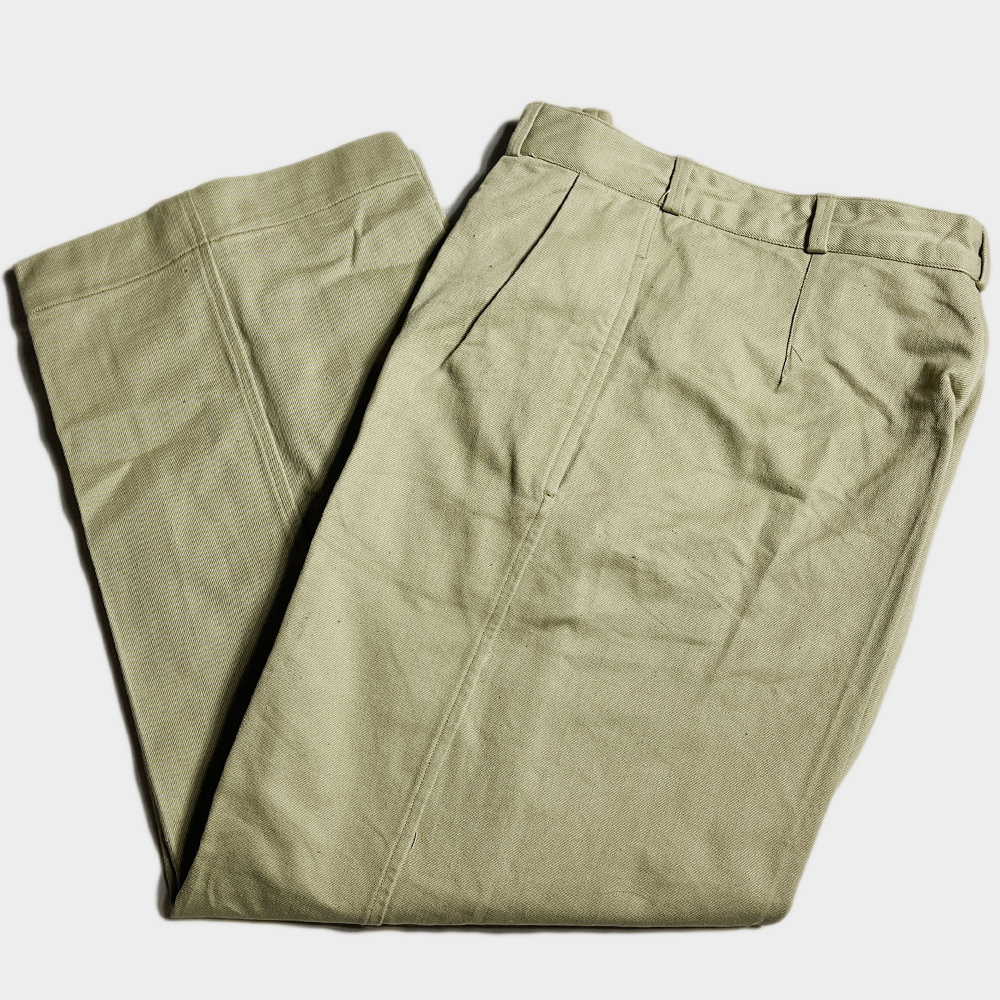 【希少】 M52 チノパン フランス軍 ヴィンテージ 12 オリジナル 古着 S WAIPER.inc ワイパーインク フランス軍 1950〜60年代 M-52