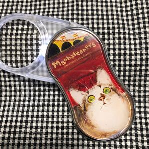 新品 マンハッタナーズ LEDライト付 携帯 ルーペ (ミケランジェラ) 猫 ねこ Manhattaner's 未使用