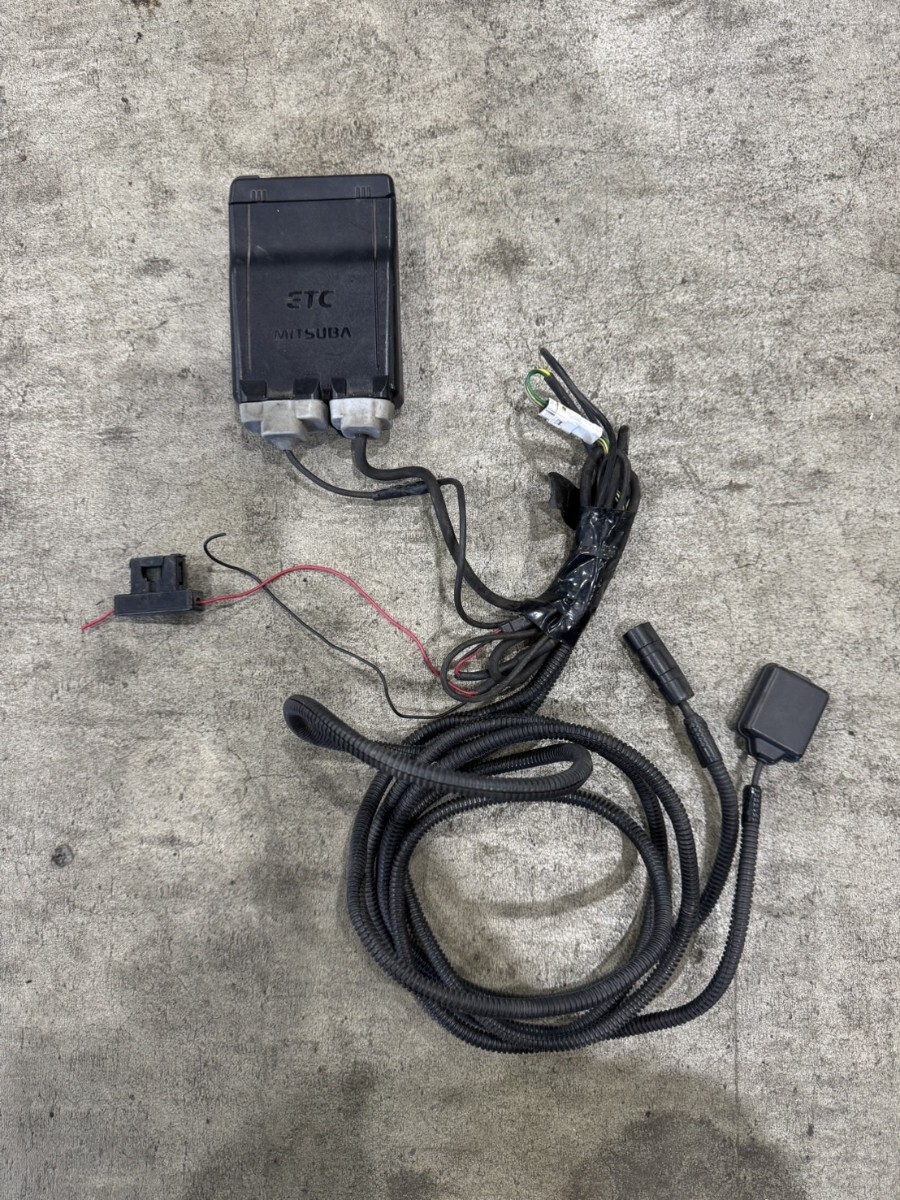 格安 二輪用 バイク用 ETC MITSUBA 中古 製造番号500301033