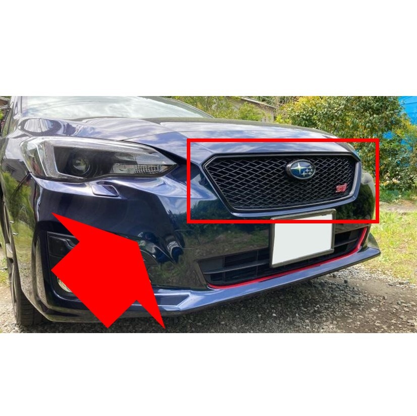 そるてぃ様専用インプレッサGT前期型フロントグリル - メルカリ