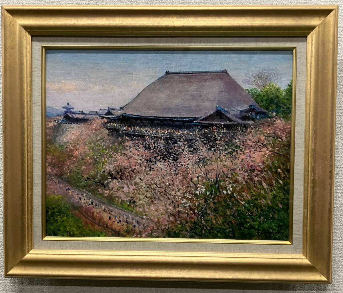 油絵 伊豆大島 清水敬由