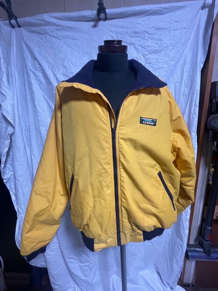 LLビーン　ウォームアップジャケットサイズLビンテージ、キャンプ、アウトドア