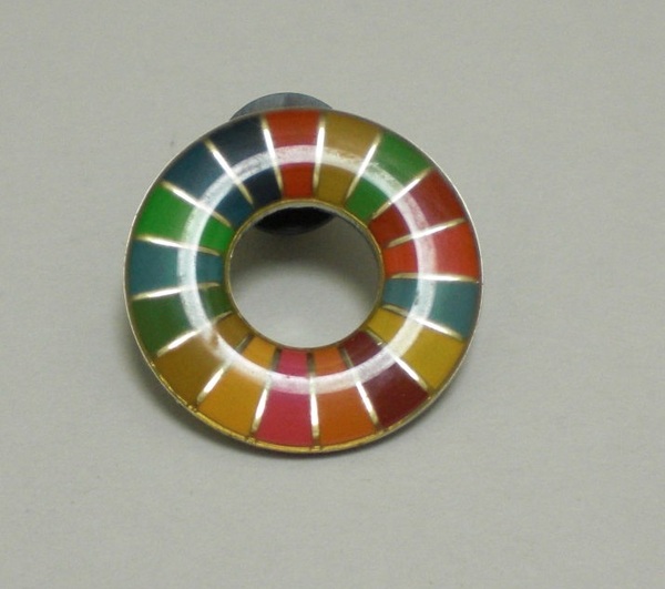 【即決】◆未使用品◆ 国連本部正規品 SDGs ピンバッジ