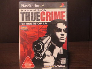 ◎PS2(プレイステーション2)『 トゥルー クライム -STREETS OF L.A.- 』【中古品/起動確認済み】