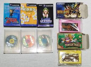 ゲームキューブ ゲームボーイアドバンス ソフト 消しゴム GAMECUBE GAME BOY ADVANCE ゼルダ ピクミン ルイージ 黄金の太陽 ワリオ
