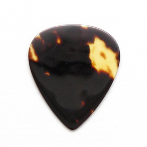 新品 アリア 本鼈甲ギターピック P-TS05/080 スタンダードシェイプ