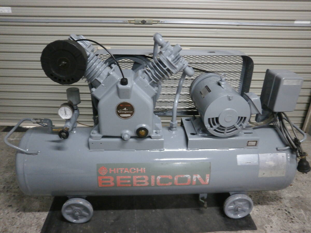 HITACHI/日立 3.7kW 5馬力 給油式パッケージコンプレッサー 60Hz