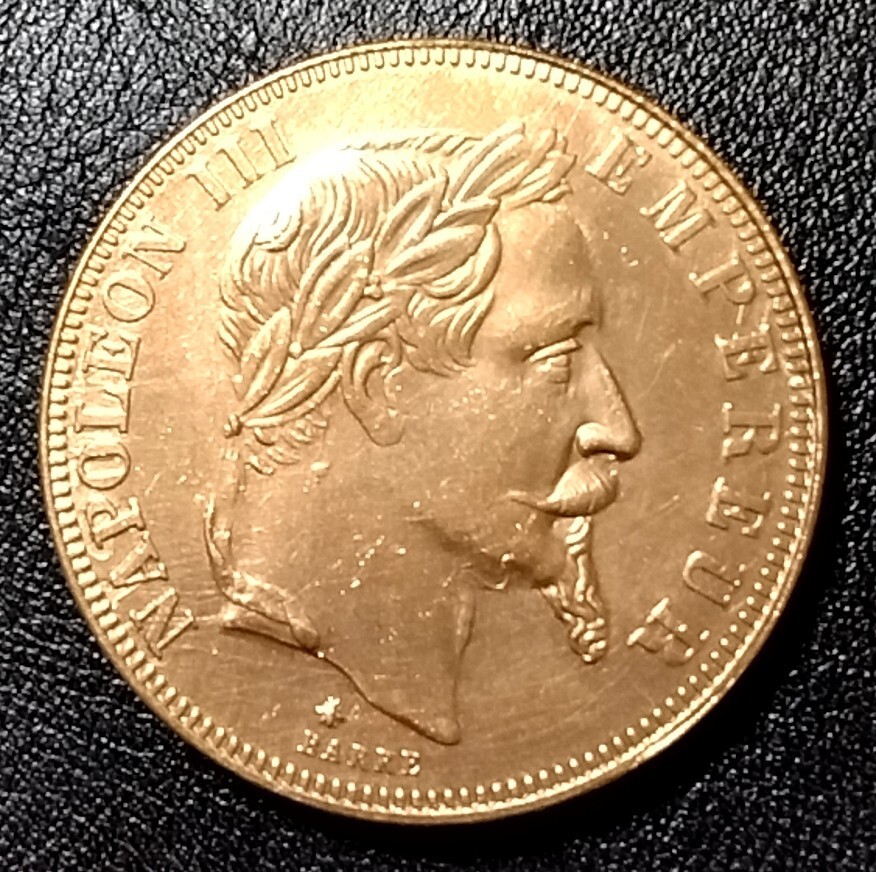 NGC AU50 ナポレオン金貨 1813年Aミント 20Fr｜美術品
