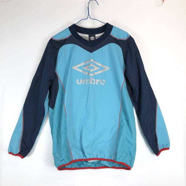 アンブロ UMBRO ピステ 水色 ネイビー 裏地付き UBA4438 Sサイズ
