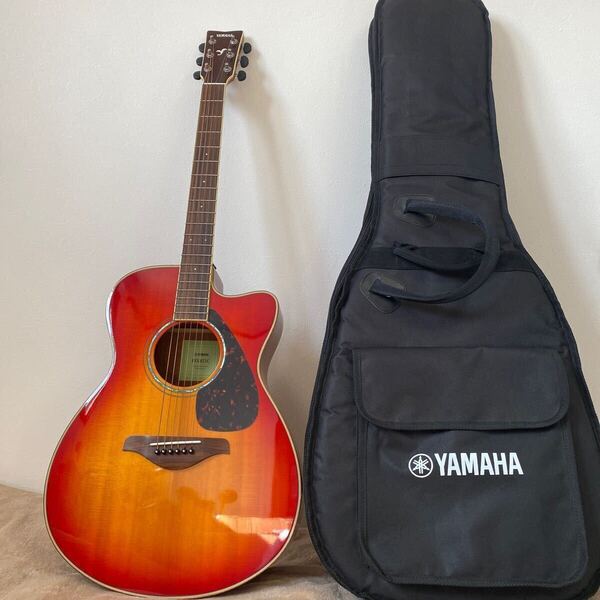YAMAHA FSX825C アコースティックギター カバー付き 手持ち リュック ソフトケース