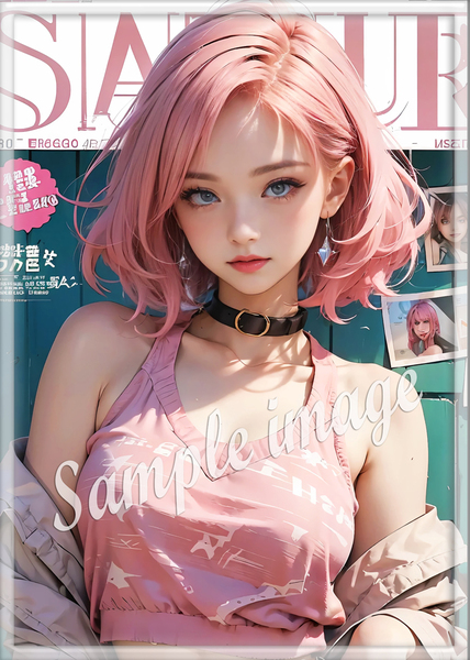 送料ラミネート無料◇H◇カラフルファッション美女◇高画質◇A4◇イラストアートポスター◇8625◇グラビアアイドル写真◇美脚◇アニメ少女