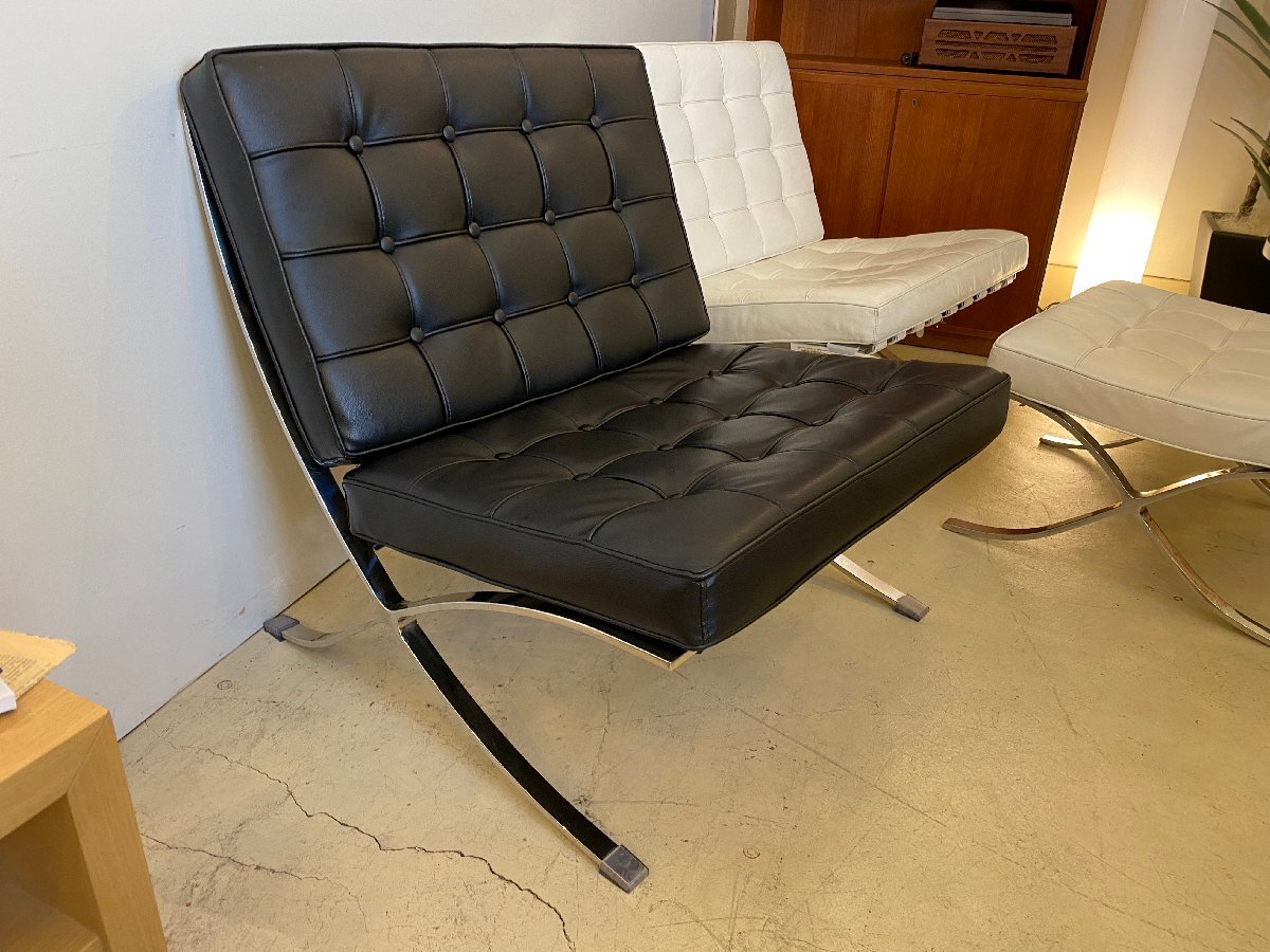 ソファー／バルセロナチェア／2シーター／ホワイト／リプロダクト品 | 宇都宮のリサイクルショップ オトワリバース