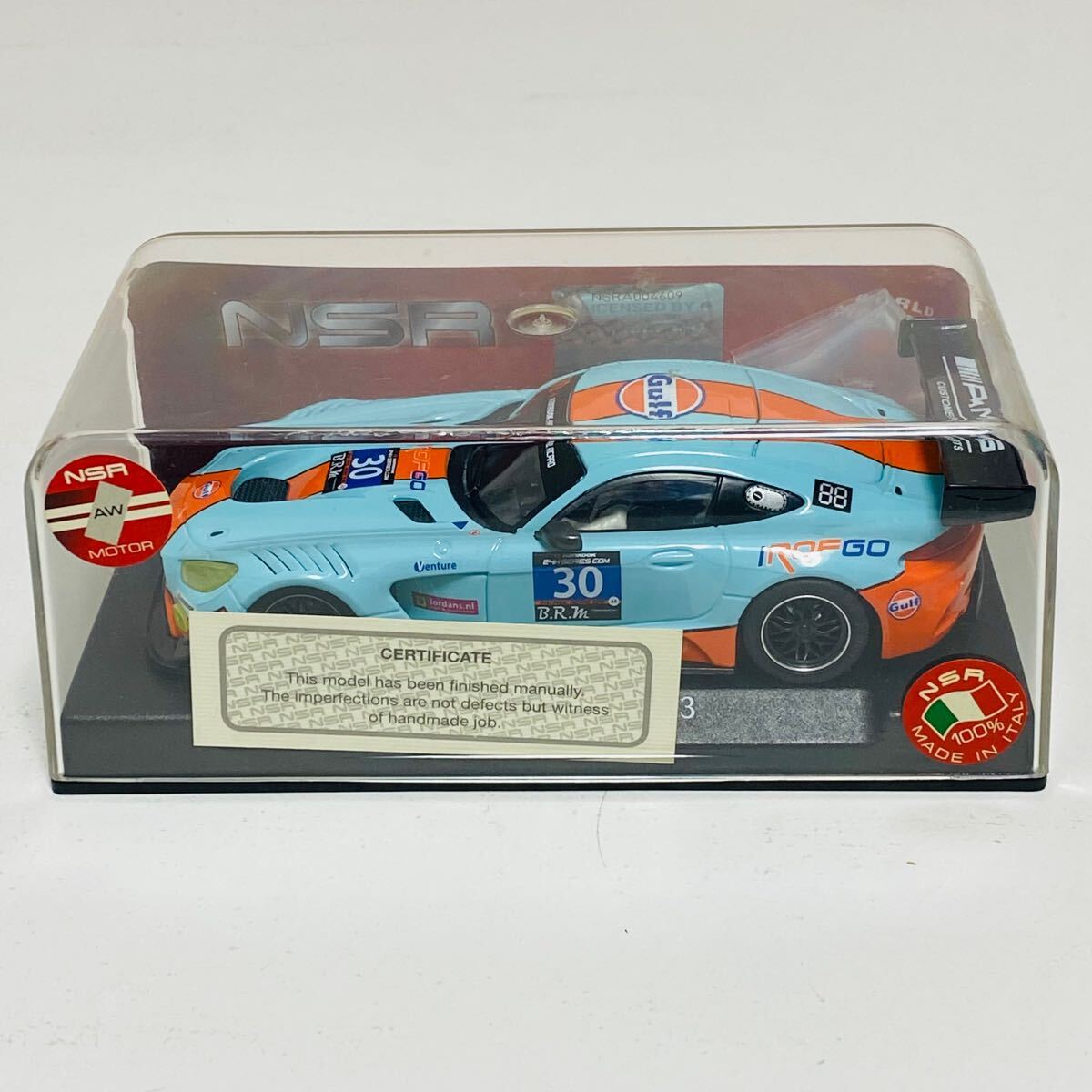 スロットカー FLY フライ　ガルフ GT40 絶版品 NSR 1/32ｽﾛｯﾄｶｰ 1159-SW ◇GULF FORD GT40 MK1 #6/Jacky Ickx