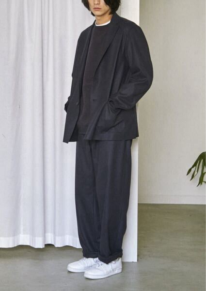 comoli コモリ フェルトン セットアップ ネイビー size2